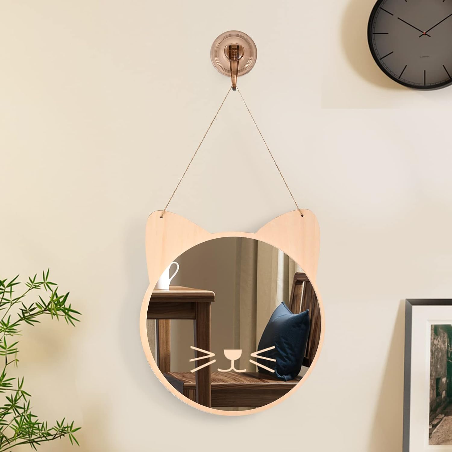 iCAGY Cat Acrylic Wall Mirror for Kids Room - Unbreakable 10
