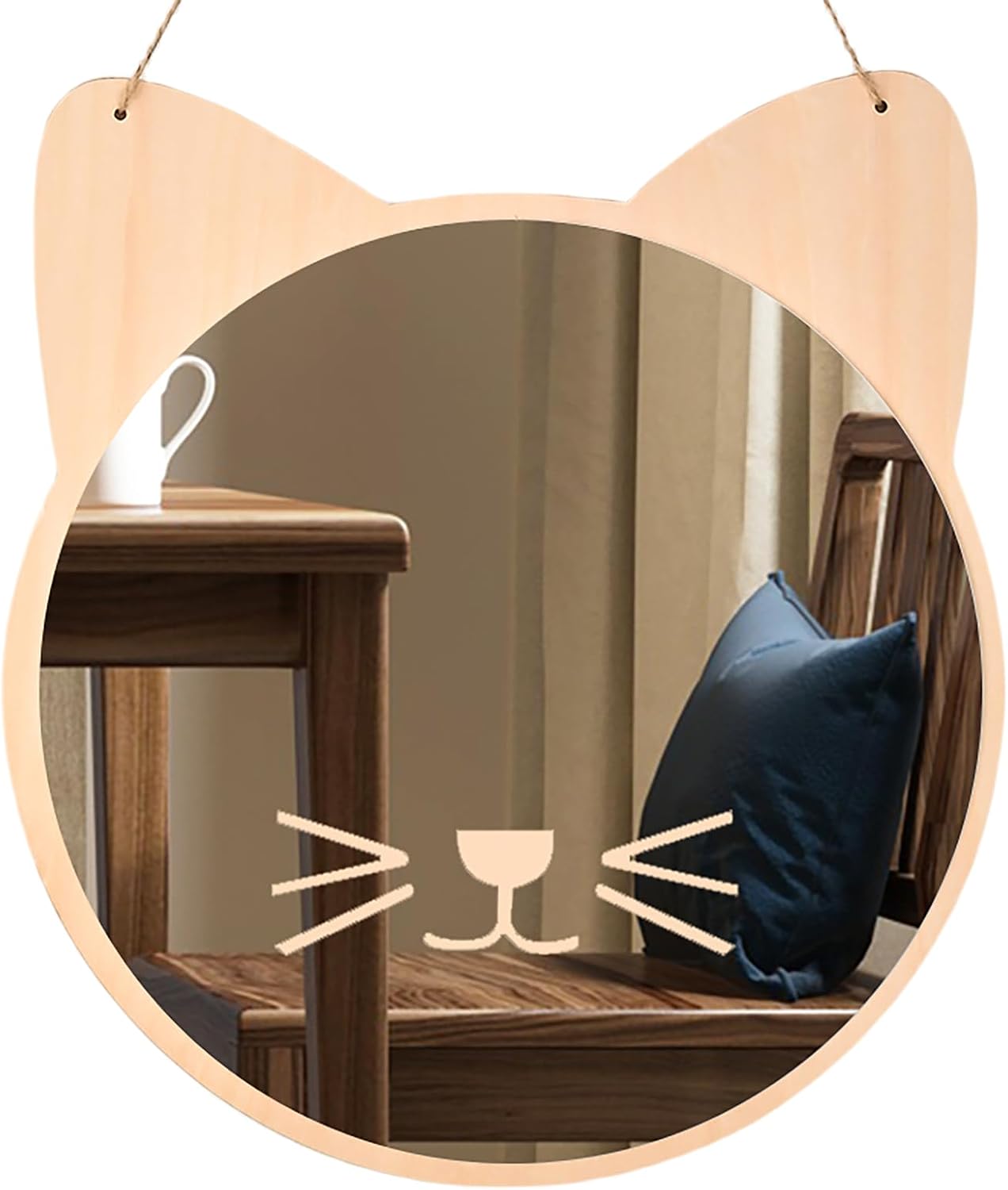 iCAGY Cat Acrylic Wall Mirror for Kids Room - Unbreakable 10